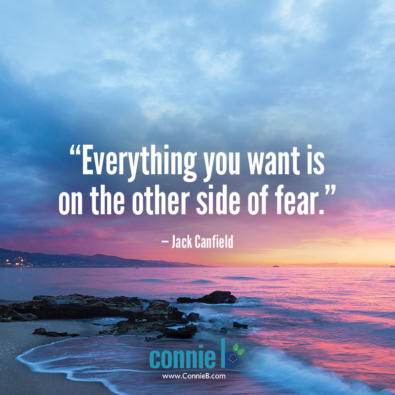 Everything You Want Is On The Other Side Of Fear Connie Bennett Your